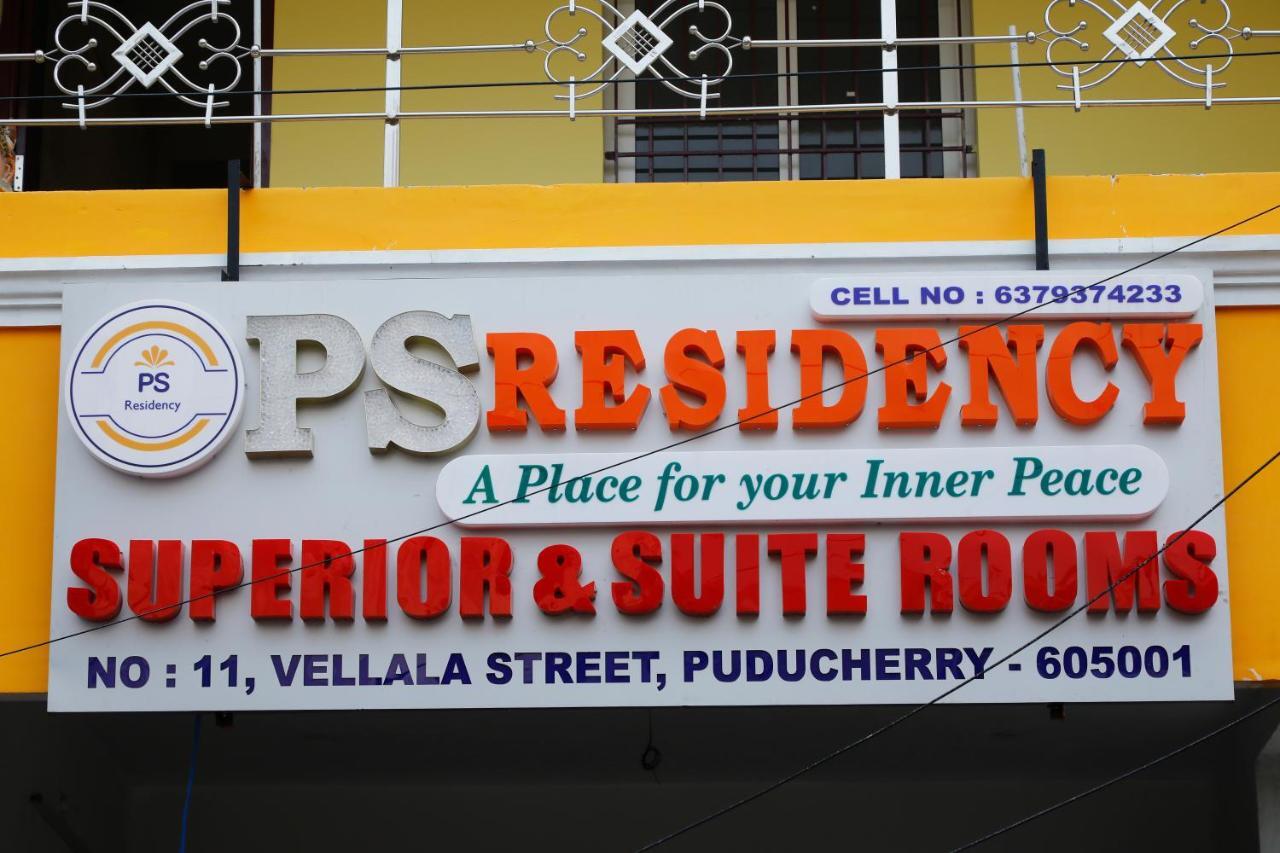 Ps Residency Hotell Pondicherry Exteriör bild